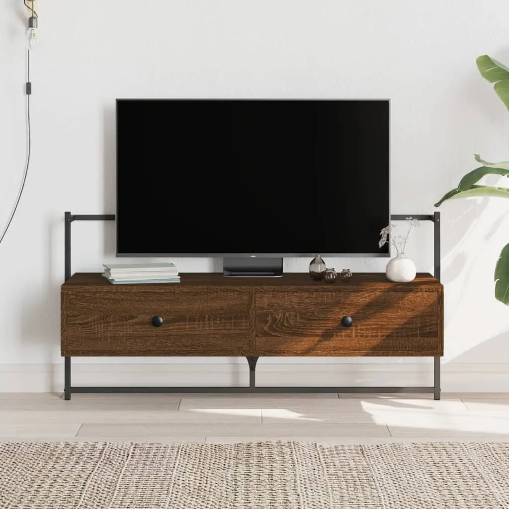 Mobile TV Maison Exclusive Rovere Marrone 100cm | Arredo Soggiorno Moderno
