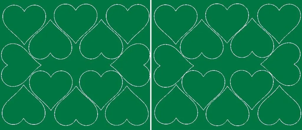 24 Cuori Adesivi Verde Brillante 7cm - Design Minimal per Regali