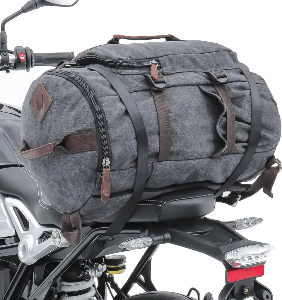 Borsa Moto Rullo 30L Vintage VG5 - Accessorio Retrò Universale