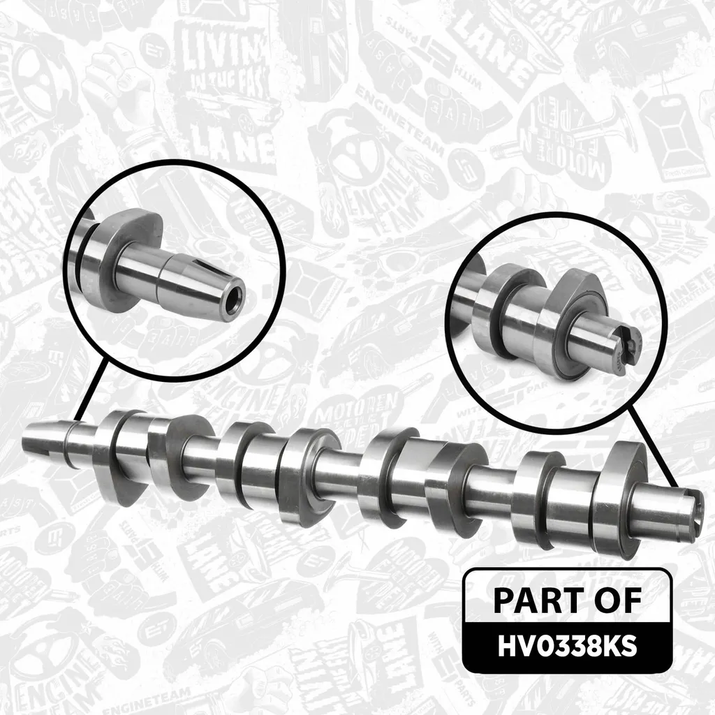 Solution de distribution pour VW Golf IV : Arbre à cames HV0338KS 54 mm