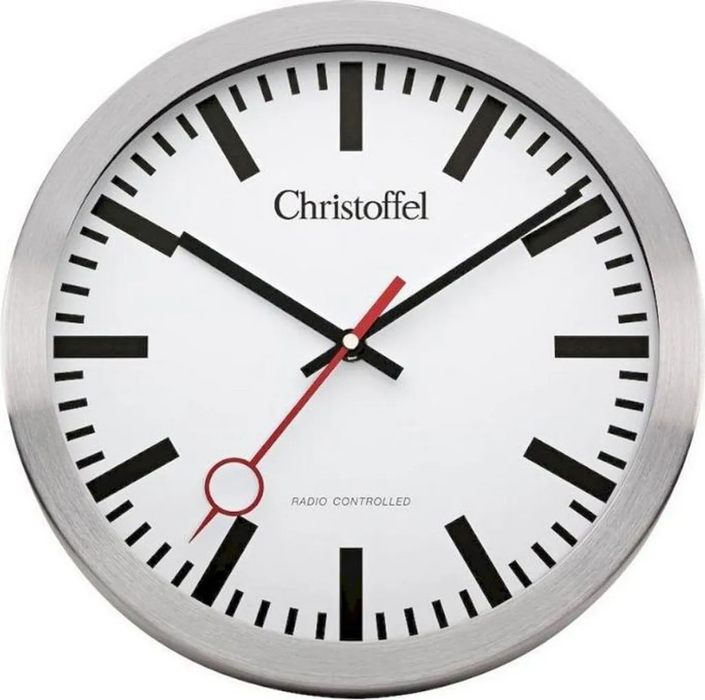Montre Mixte Christoffel Édition 2004 - Bracelet Cuir Noir et Cadran Argent