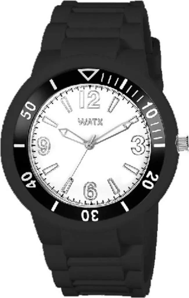 Orologio Quarzo Watx RWA1301N | Resistente 50m Gomma 45mm - 1