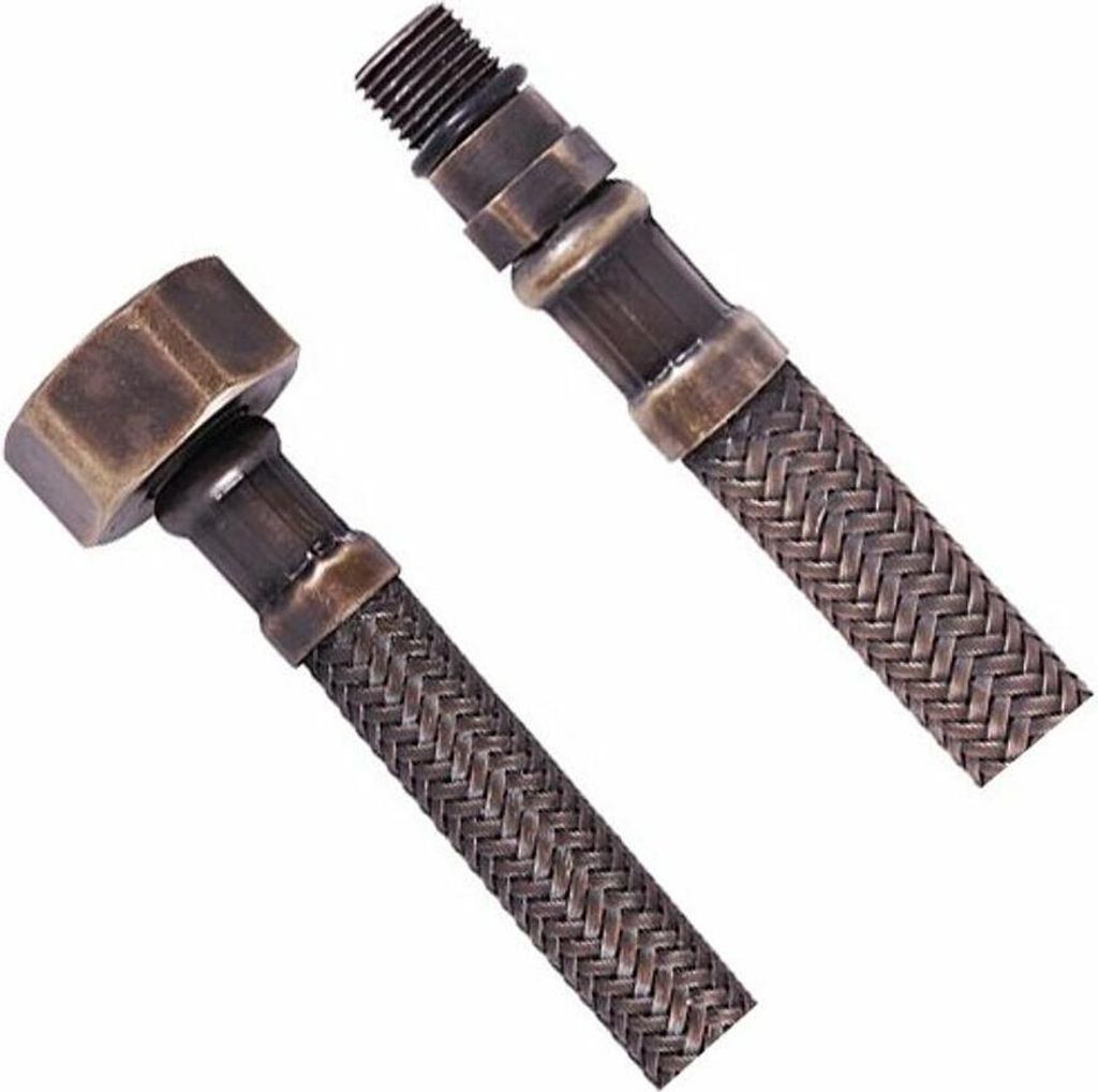 Flexibler Schlauch, Edelstahl M10x3/8", 35cm, Bronze