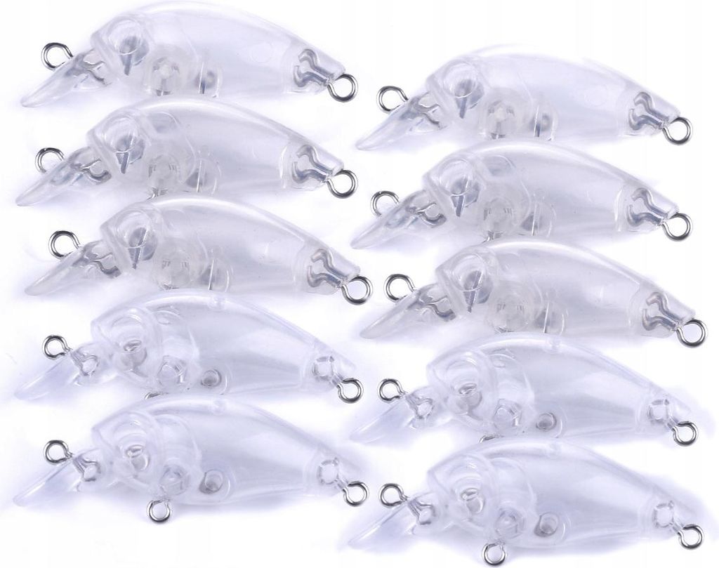 BODY Wobbler HECHT ZANDER BARSCH Do it yourself zum MALEN 4,5cm 4g 10St