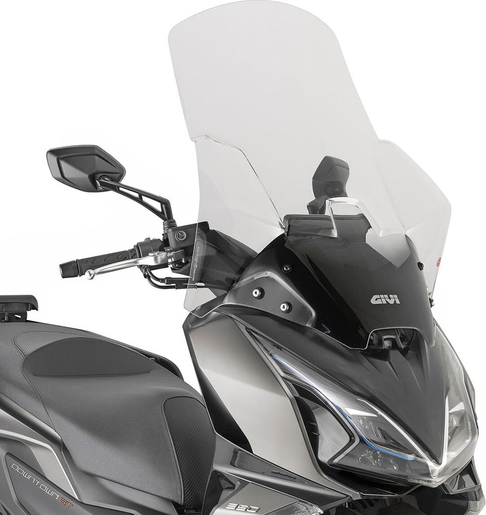GIVI 6126DT Hoher Windschutz transparent ohne Befestigungen