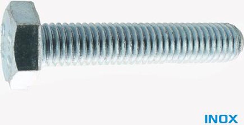 Metallschrauben VISWOOD Sechskantkopf TH - Edelstahl A2 - Ø6 x 16 mm - Packung mit 100 - 9332601616B
