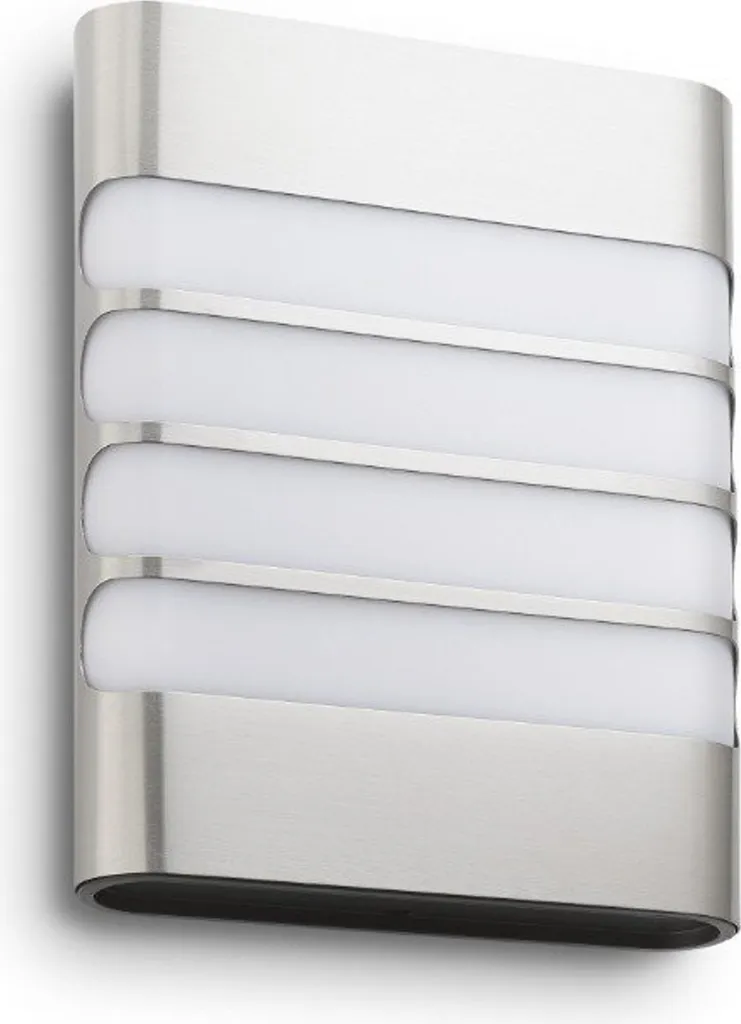 Applique LED Philips Raccoon pour éclairage terrasse et jardin inox