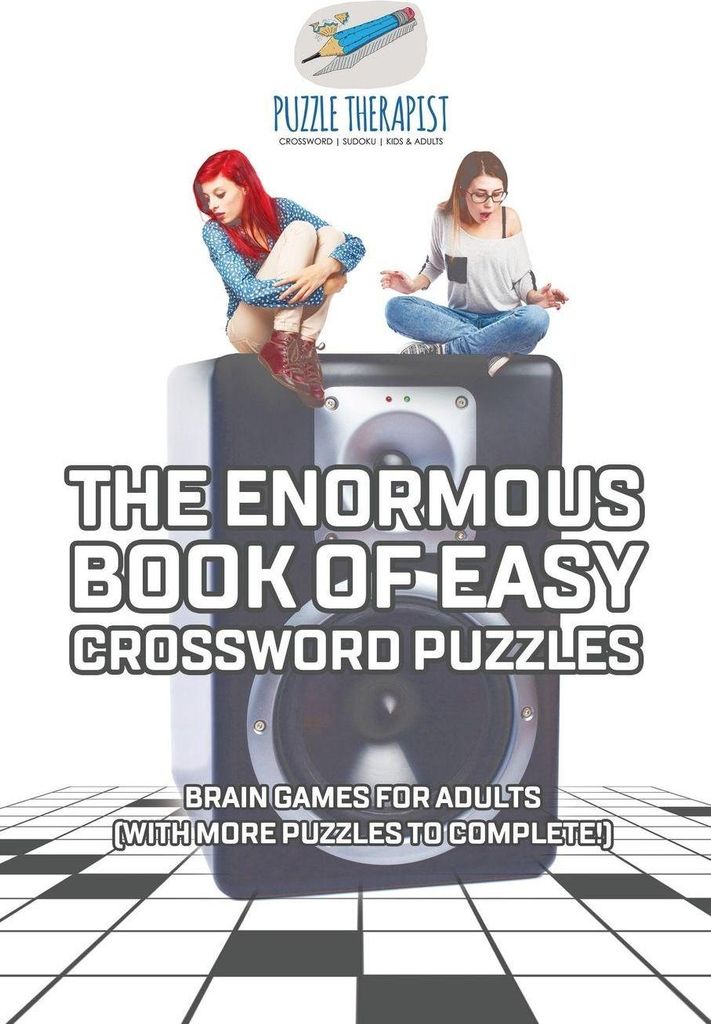 The Enormous Book of Easy Crossword Puzzles | Brain Games for Adults (with more puzzles to complete!)