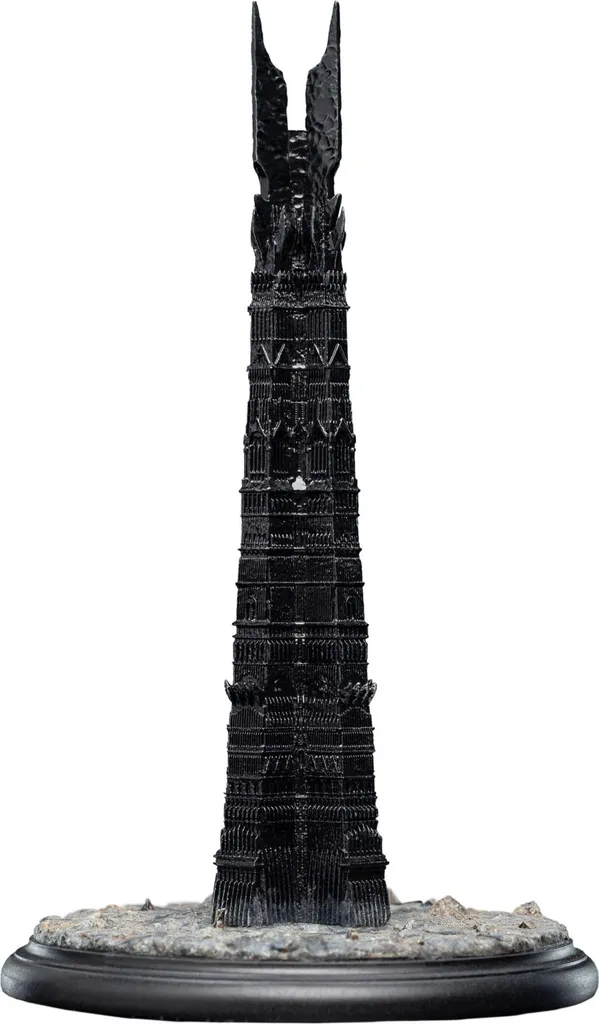 Tour d'Orthanc 18cm en Résine Détaillée - Réplique Saroumane Isengard LOTR