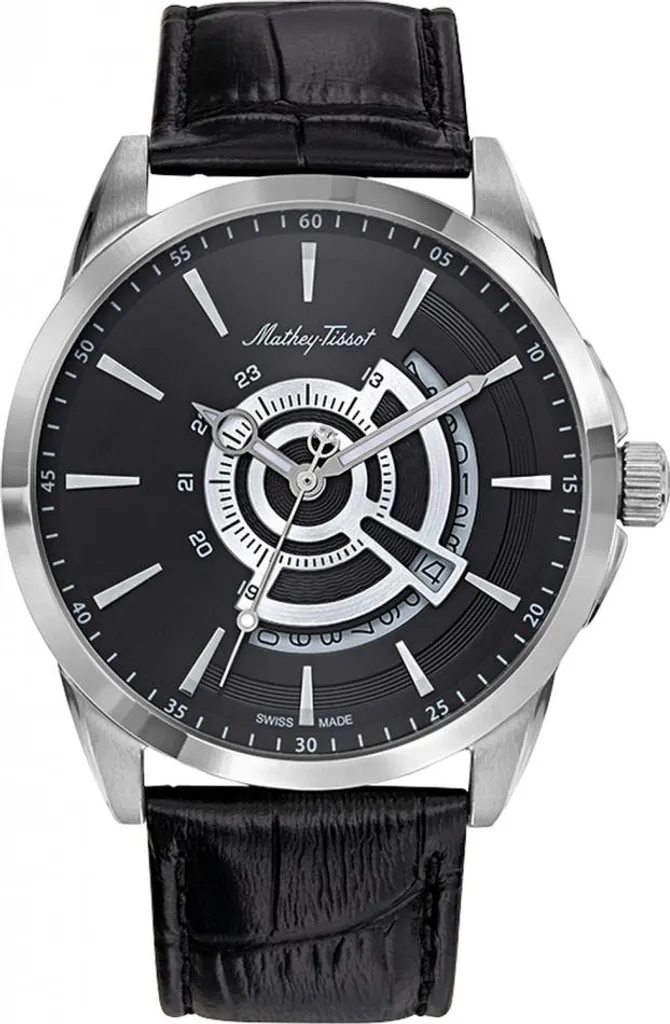Montre MATHEY-TISSOT H711AN Homme Noire - Boîtier Acier et Style Classique