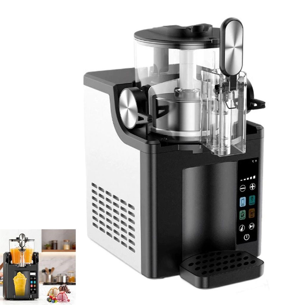 Slush-Maschine 1,8L mit LED-Anzeige, 4 voreingestellte Programme, Selbstreinigungsmodus für Gastronomie und Imbiss