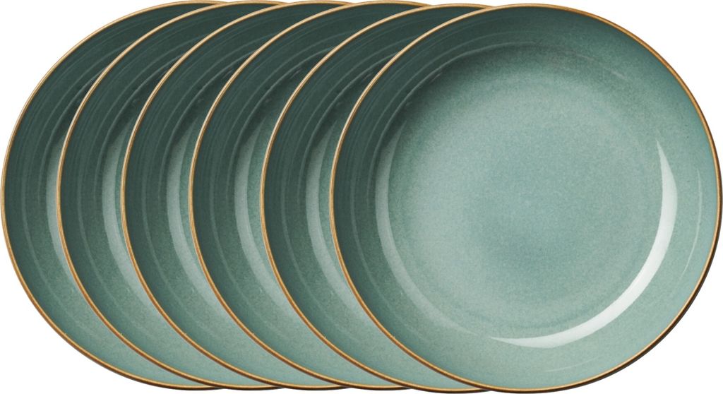 ASA SAISONS Pastateller eucalyptus 21 cm Set6