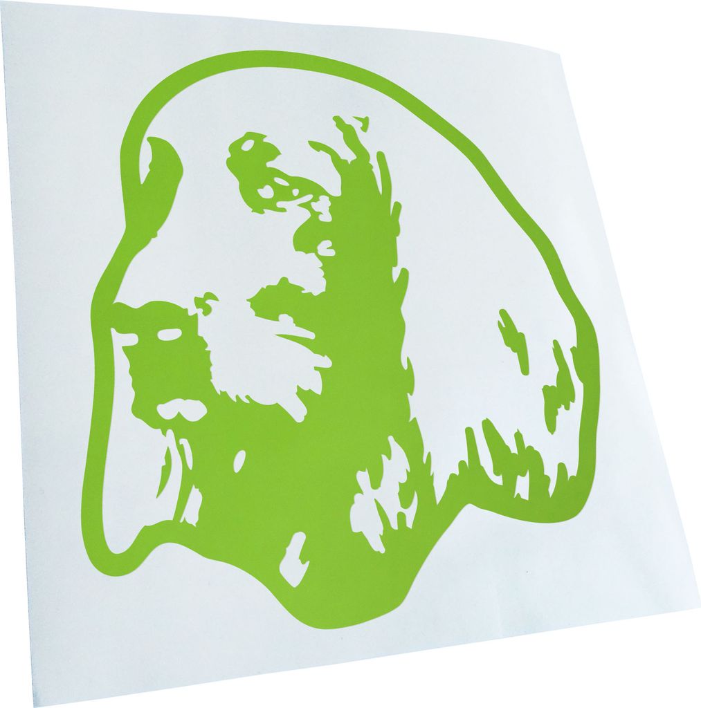 Kiwistar - Autoaufkleber - irish setter Hund - Lindgrün - 30x27cm - Aufkleber für Auto, Laptop, Fahrrad, LKW, Motorrad mehrfarbig JDM Decal Racing