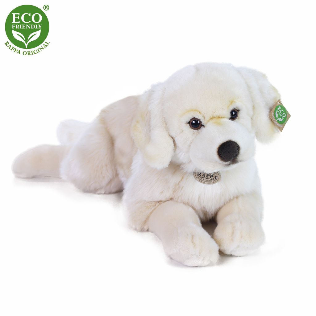 Plyšový ležiaci retriever 60 cm ENVIRONMENTÁLNE ŠETRNÝ Obrázok produktu 1
