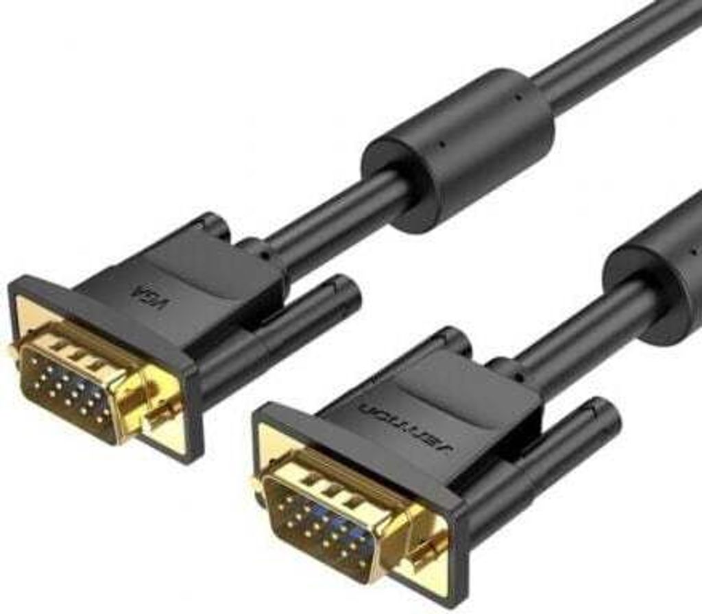 Vention DAEBH, 2 m, VGA (D-Sub), VGA (D-Sub), Männlich, Männlich, Schwarz