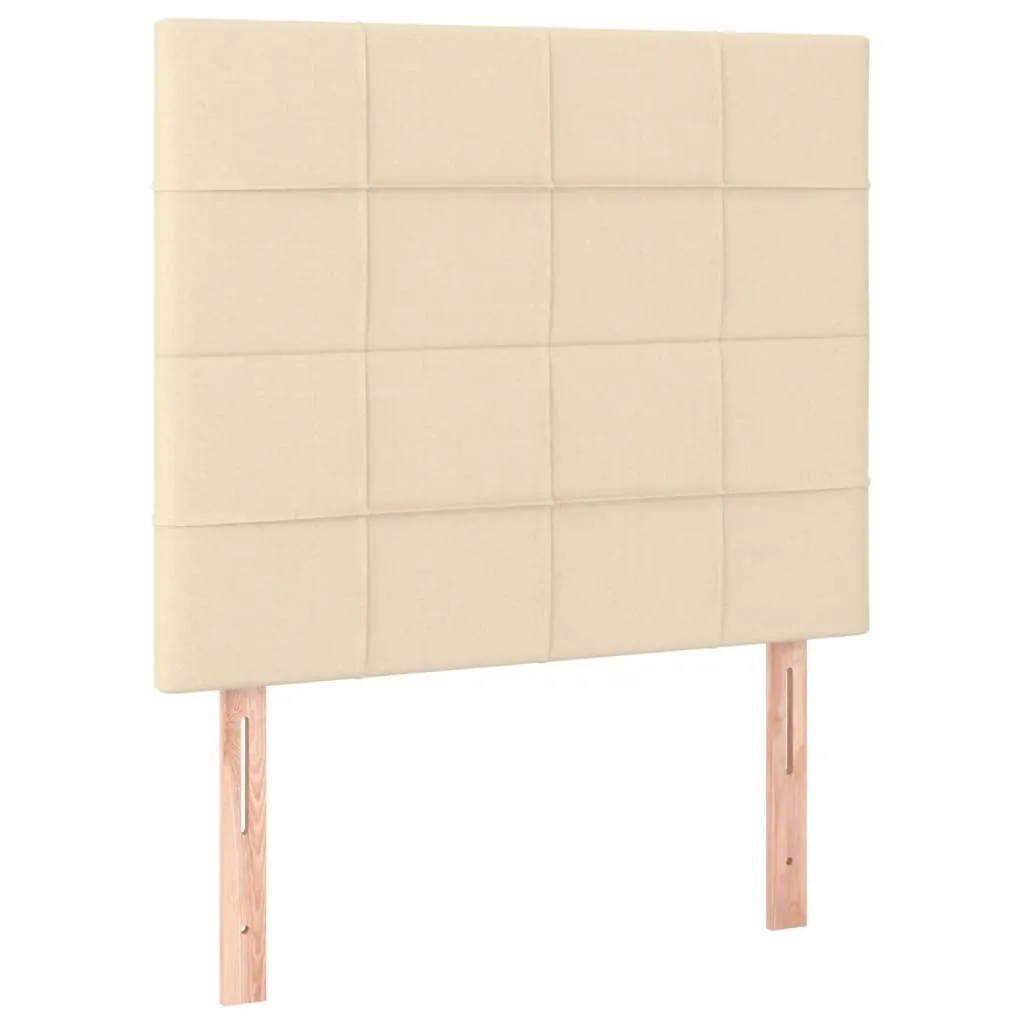 SYFAX™ Testiera Letto Singola 80cm Crema Tessuto - Offerta