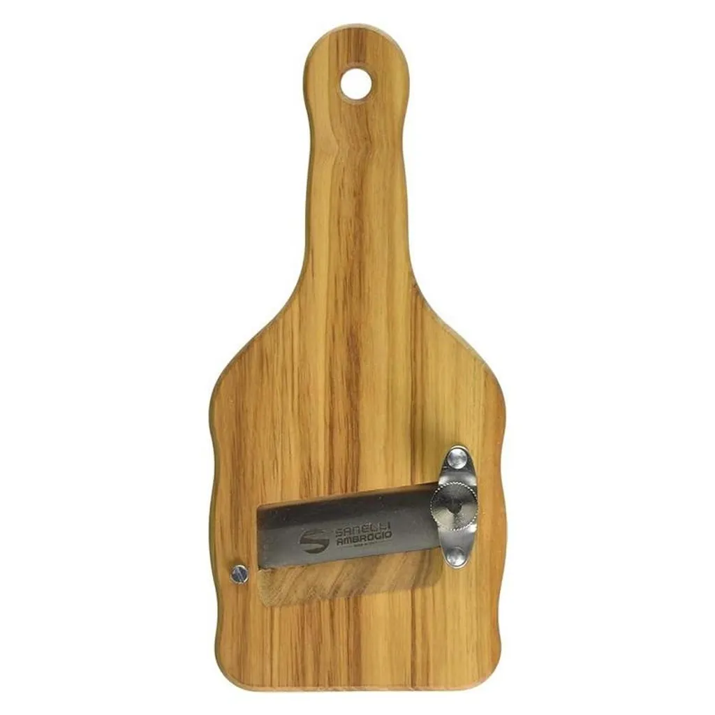 Ambrogio Sanelli Affetta Tartufi Legno Ulivo Lama Liscia Regolabile