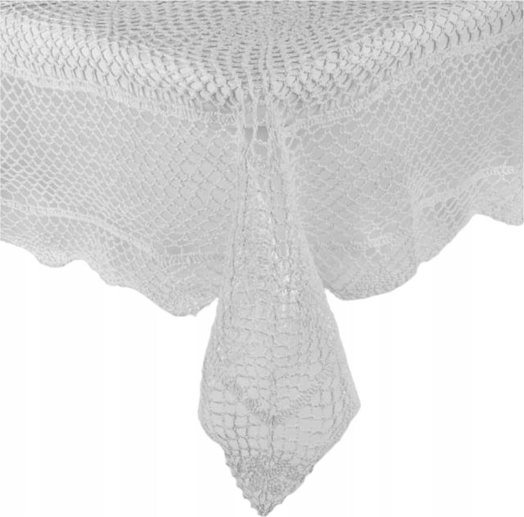 Mesa HÄKELTISCHDECKE WEISS KLASSISCH ELEGANT FI 100 KLASSISCHE TISCHDECKE