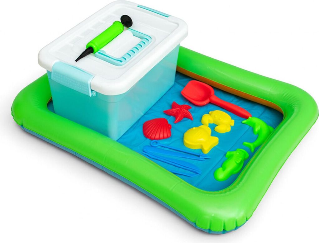 Aga Aufblasbare Unterlage mit Zubehör für kinetischen Sand