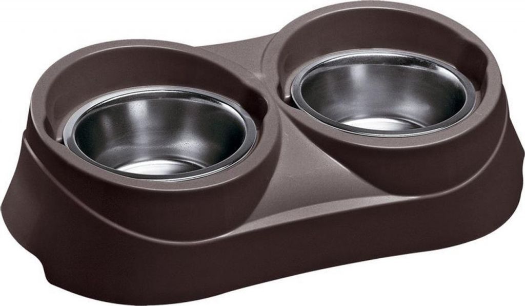 Miska pre psov Ferplast Duo Feed nerez 3,6 l