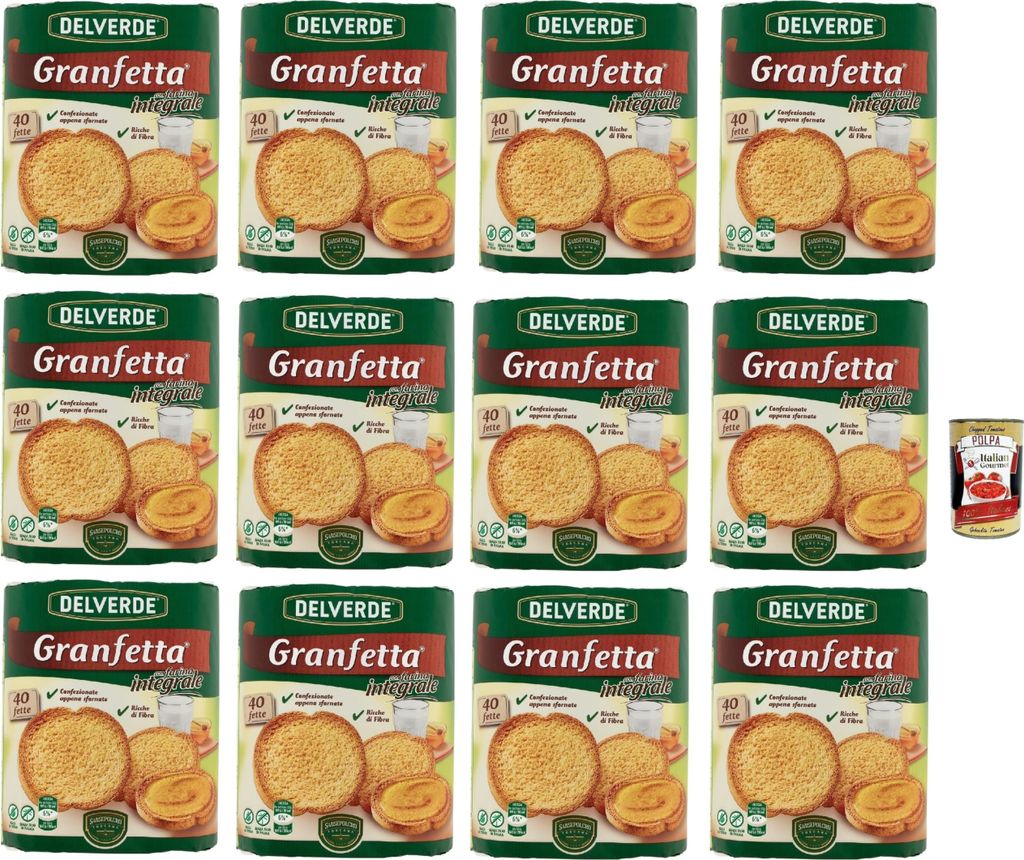 Delverde Granfetta Fette Biscottate Integrali mit Produktbild 