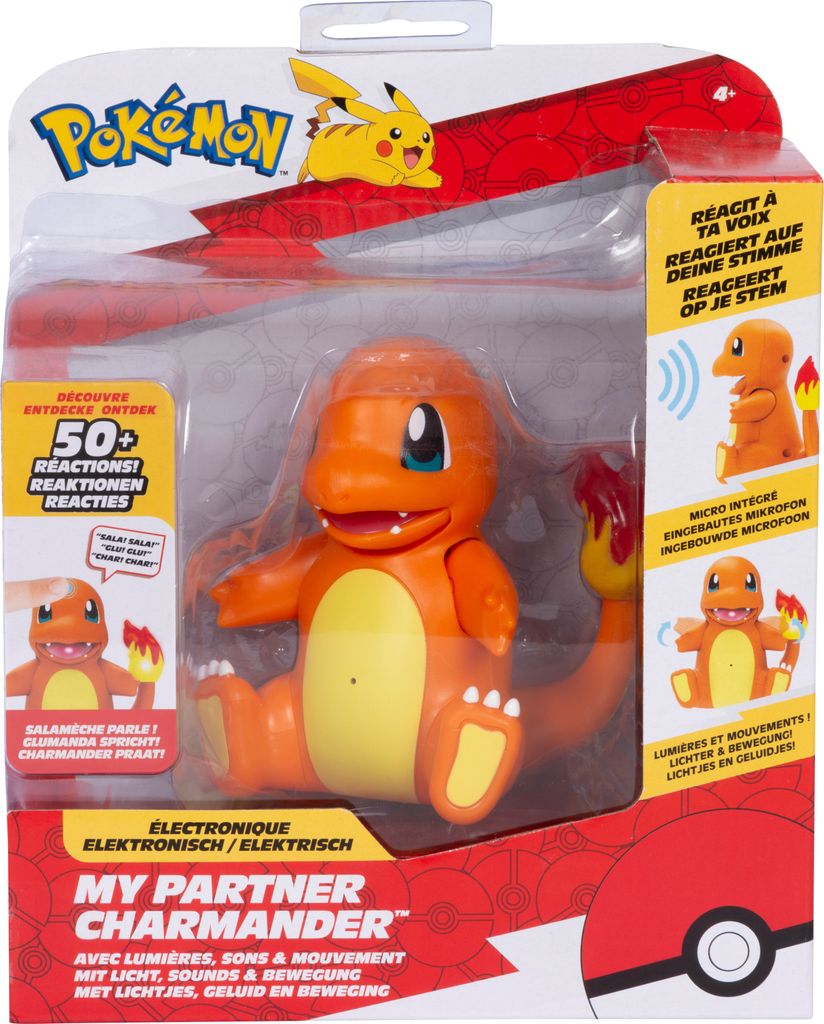 Pokémon - Mein Partner Glumanda – Interaktive Spielfigur, Produktbild 