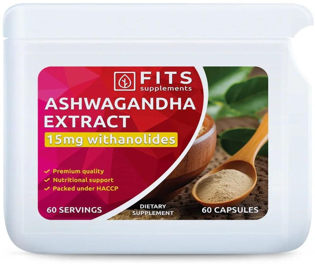 Ashwagandha-Extrakt Strong 600 mg, 15 mg Vitatinoide, 60 Kapseln