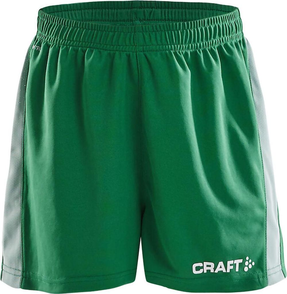 CRAFT Pro Control Mesh Shorts JR Team Green/White 122/128