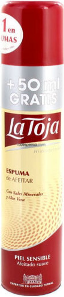 La toja pianka do golenia skóra wrażliwa 250+50ml Zdjęcie produktu 