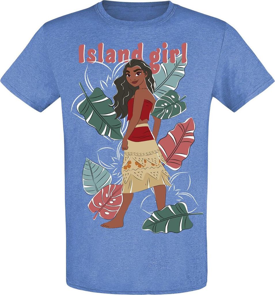Vaiana T-Shirt Damen Vaiana Island Girl royalblau M