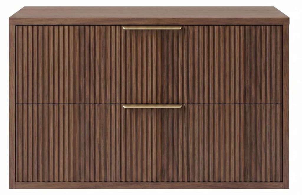 Mobiletto Da Bagno Sotto Il Lavabo Rea Mono 80Cm Marrone Immagine del prodotto 