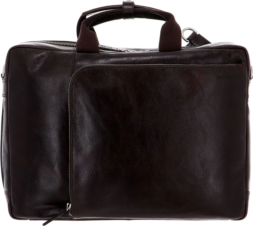 Sac ordinateur cuir véritable PICARD Buddy business bag marron huilé