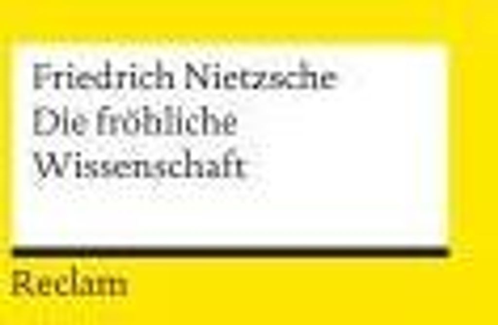 Die fröhliche Wissenschaft