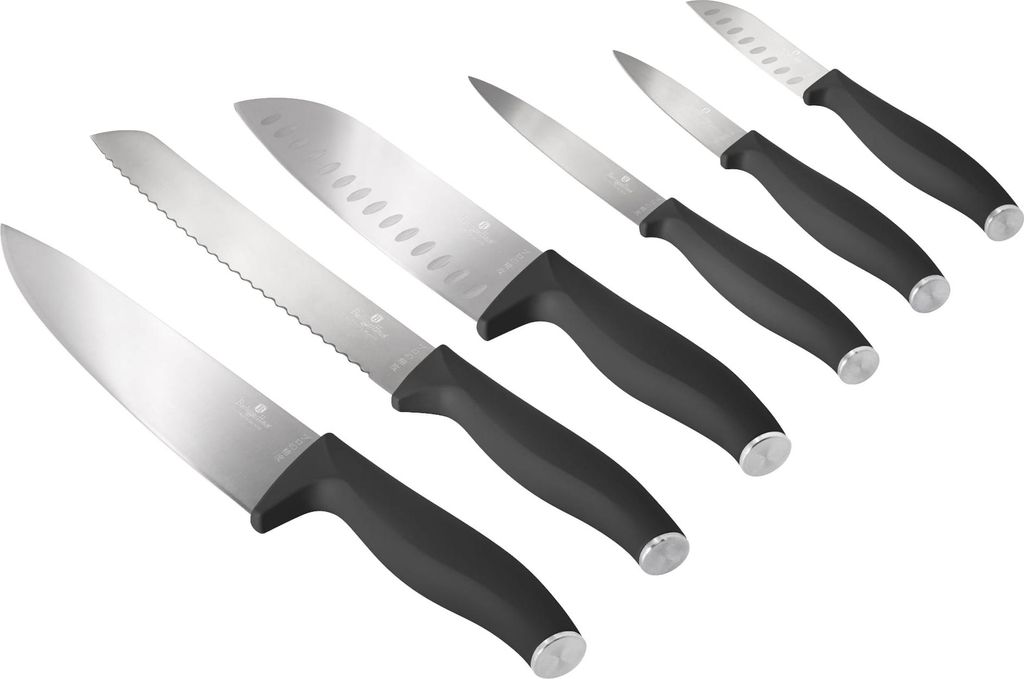 BerlingerHaus Messerset Matt Anthrazit 6-teilig - Produktbild 
