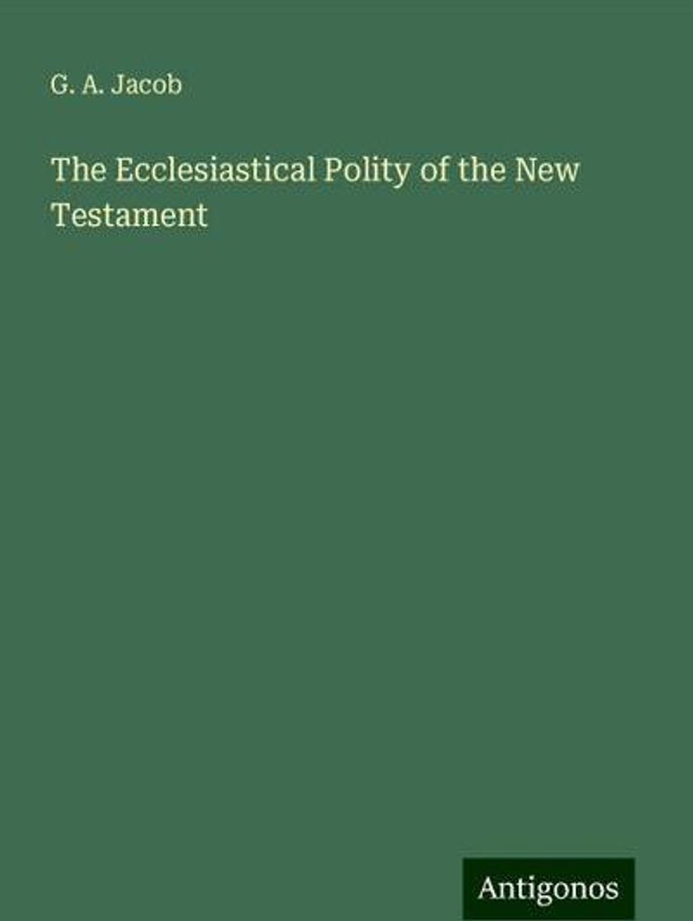 Die kirchliche Ordnung des Neuen Testaments