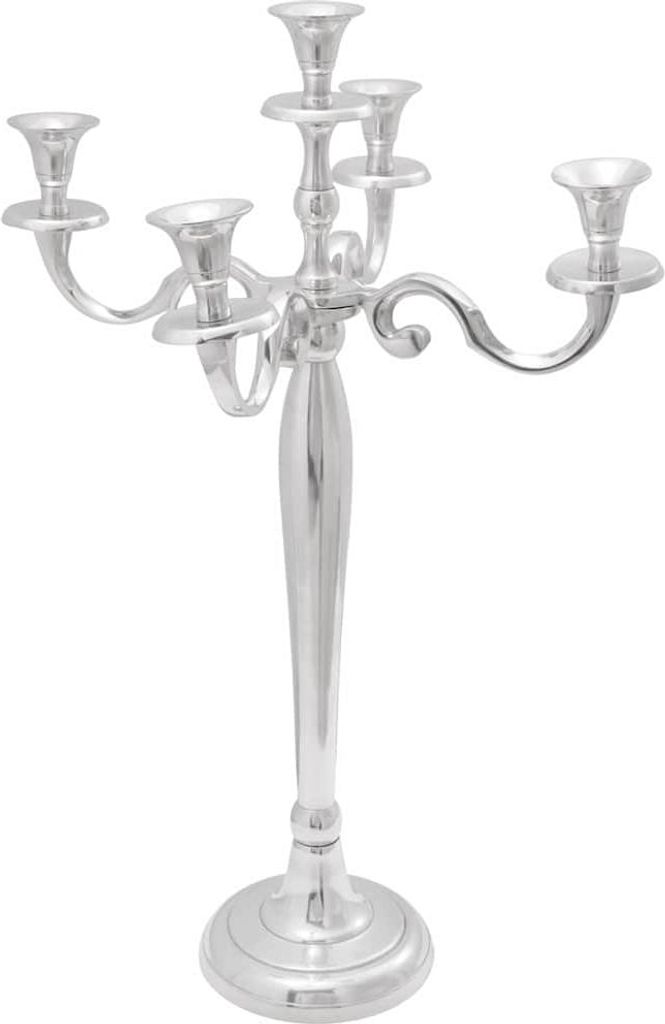 Kerzenhalter Silber 39 x 39 x 60 cm Aluminium