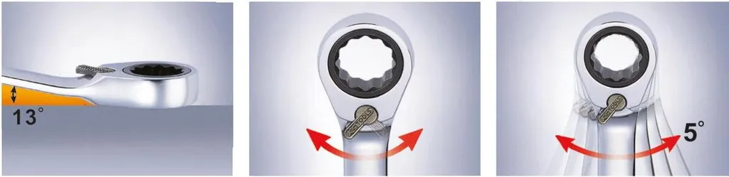 Chiave Combinata KS TOOLS 503.5911 DUO GEARplus 11mm Reversibile