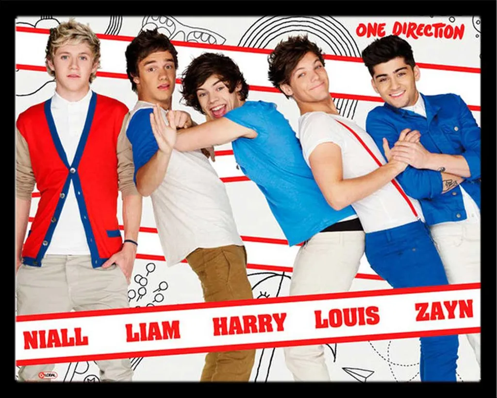 Cadre Poster One Direction Shinsuke Noir : Protégez et Affichez vos Idoles