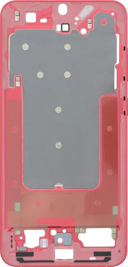 Châssis Coque Centrale pour Galaxy S25 Plus Rouge - Pièce Détachée Samsung