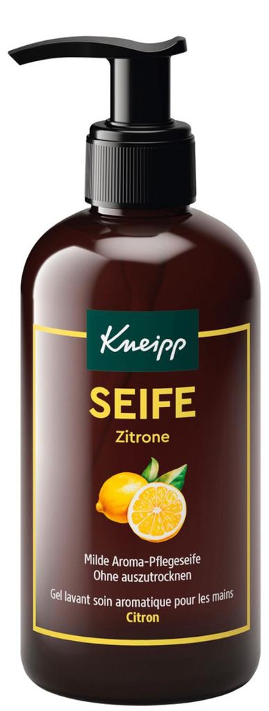 Kneipp Soap Lemon Łagodne mydło pielęgnacyjne z pompką Zdjęcie produktu 