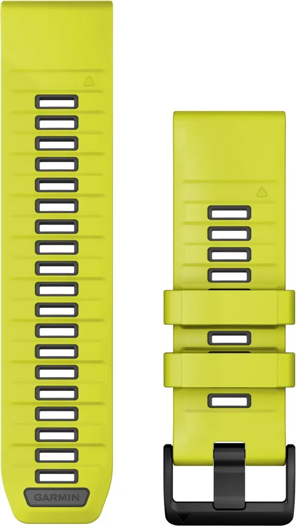 Garmin QuickFit - Fascia - Smartwatch - Grafite - Giallo - Garmin - fnix 3 HR - fnix 3 Sapphire - D2 Bravo - D2