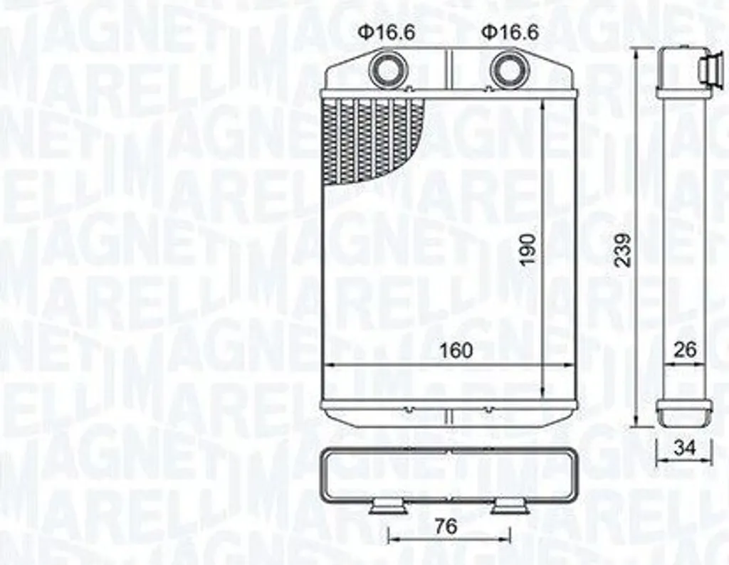 Radiateur de Chauffage pour FIAT 500 et Panda : Réparation Chauffage HS