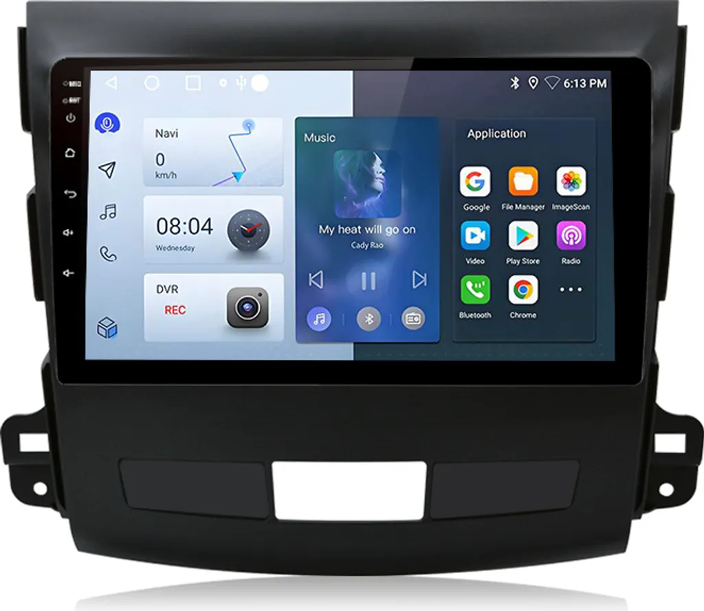 Autoradio Android 13 Mitsubishi Outlander 2006-2011 CarPlay 2+64G DAB+