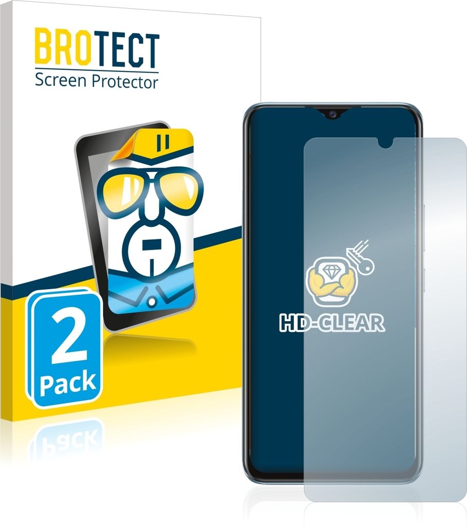 2x Für Vivo Y70 Schutzfolie BROTECT Displayschutz Display Produktbild 