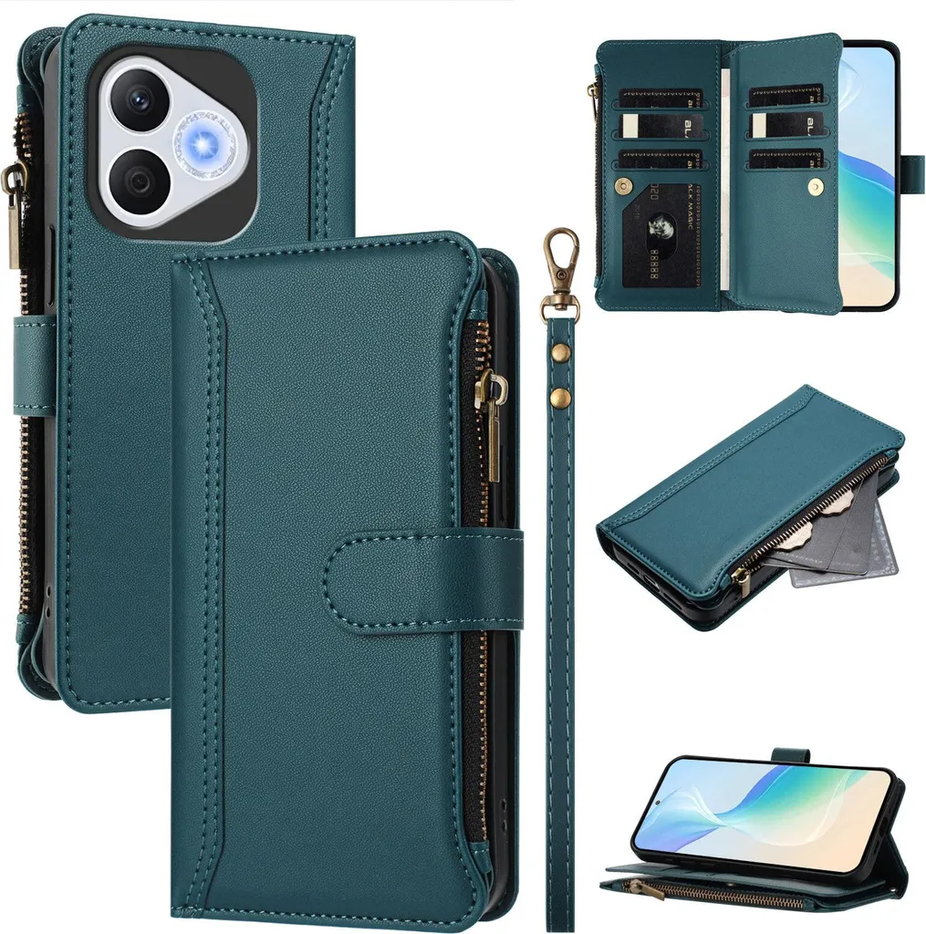 EASSGU Custodia Per HONOR Magic4 Lite 5G (6.81 Inches) Pelle PU