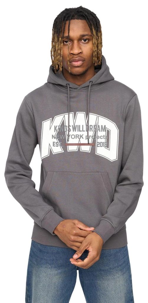 Kings Will Dream - Kapuzenpullover für Herren BG2540 (L) (Asphaltgrau)