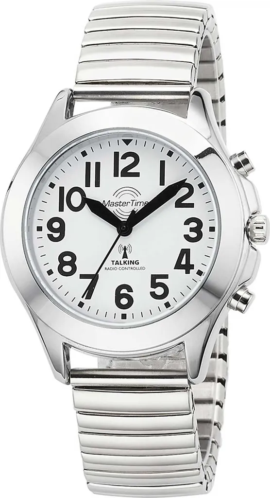 Orologio Donna Parlante Master Time MTLA-10706-60M Acciaio Argento