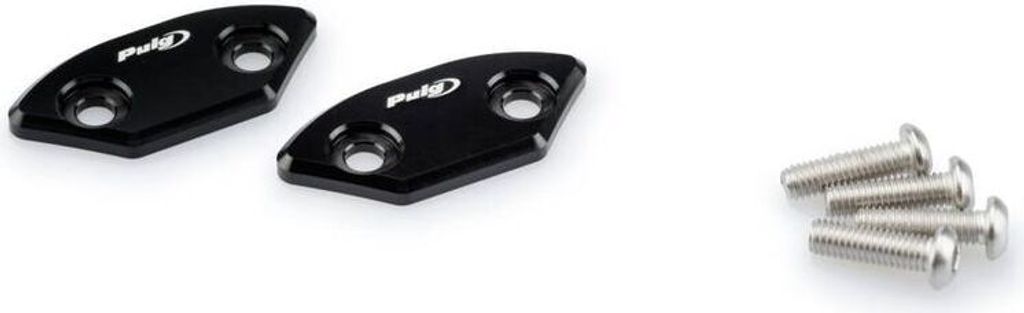 PUIG 3857N Rückspiegel Kappen passend fuer YAMAHA YZF-R6 Schwarz