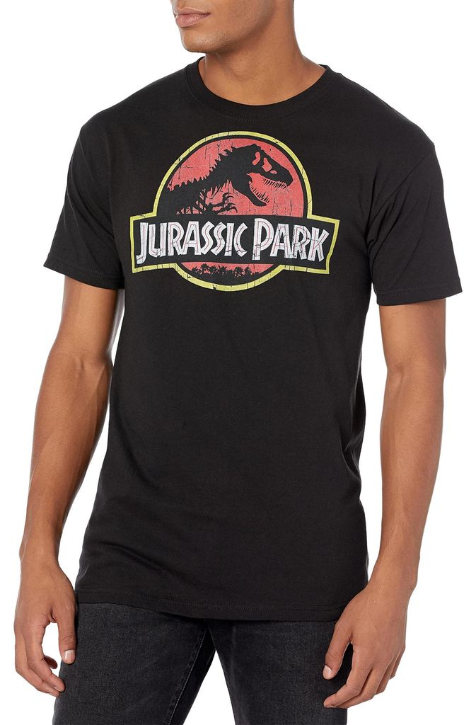 Jurassic Park - T-Shirt für Herren TN2588 (L) (Schwarz) Produktbild 