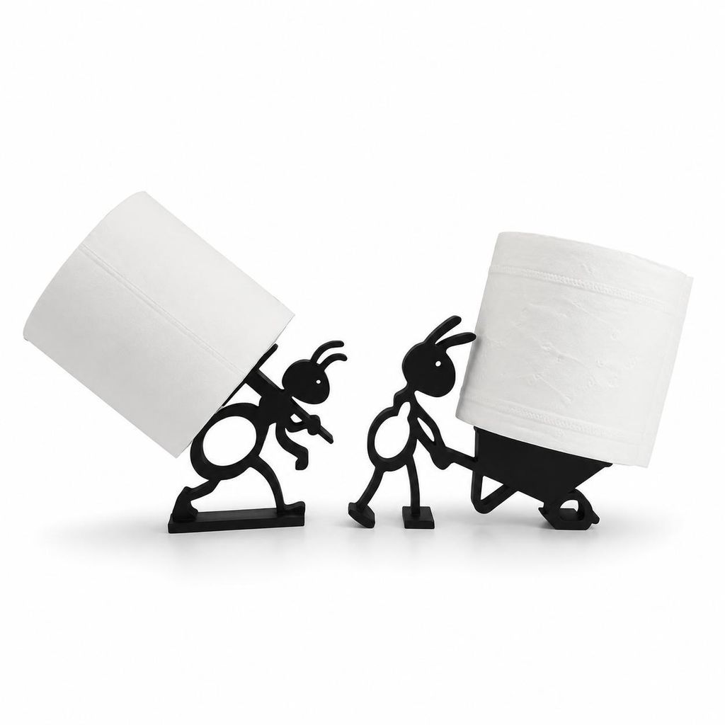 Portarotolo divertente, set da 2 pezzi, portarotoli da Immagine del prodotto 
